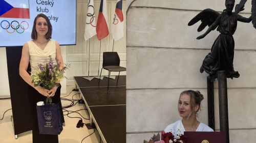 Úspěchy českých pětibojařek: ceny od Českého klubu fair play i rektora Univerzity Karlovy