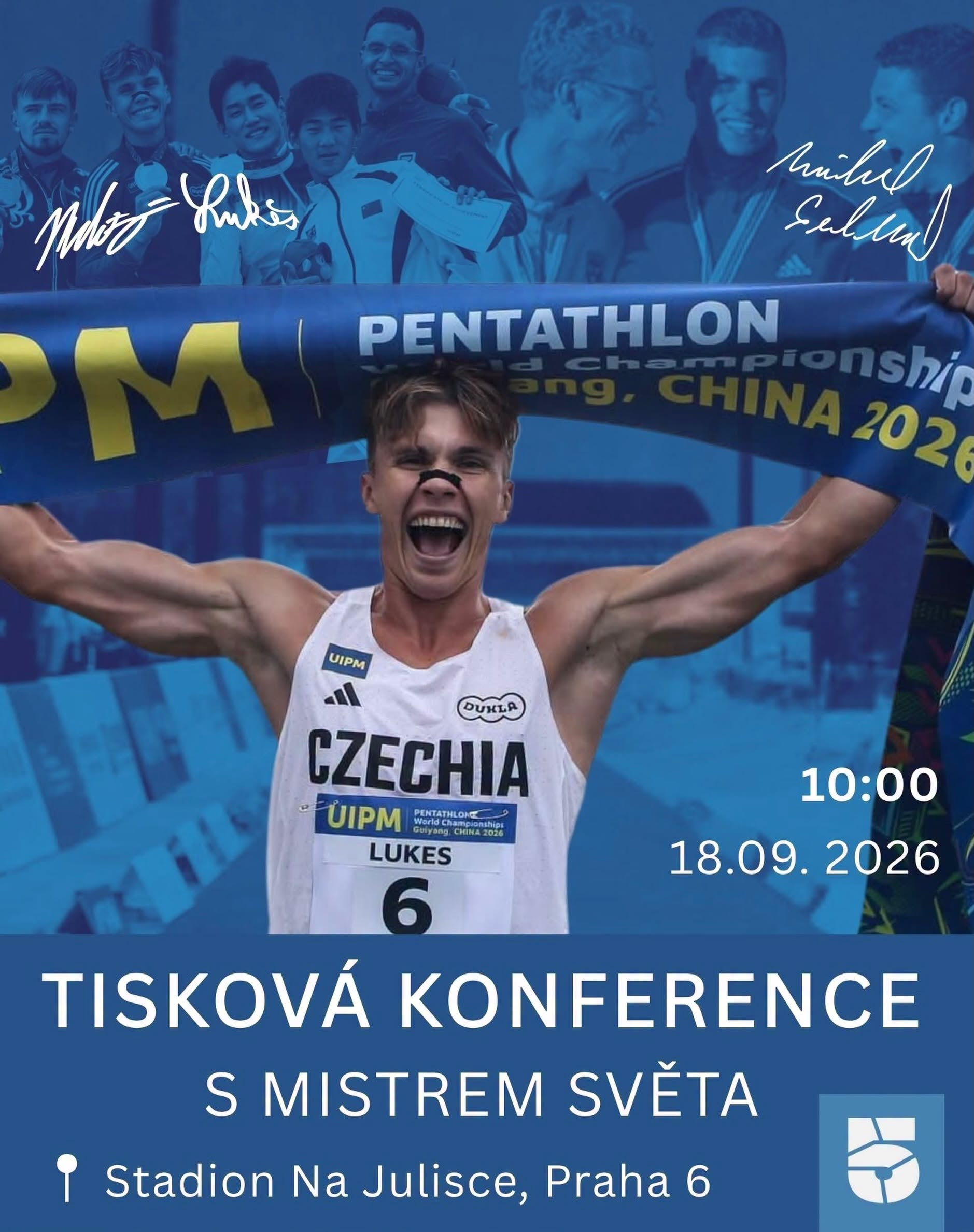 TISKOVÁ KONFERENCE S MISTREM SVĚTA