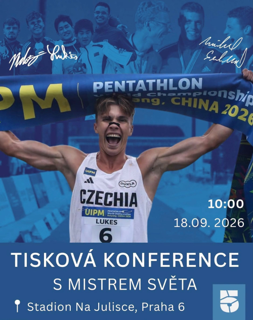 TISKOVÁ KONFERENCE S MISTREM SVĚTA