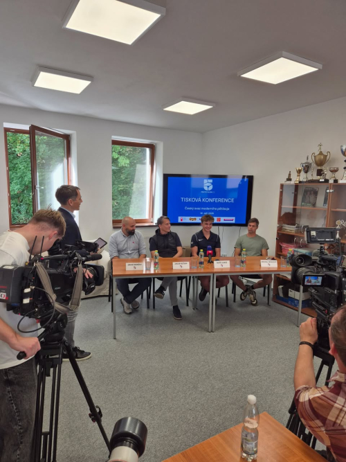 Matěj Lukeš představil titul mistra světa na tiskové konferenci